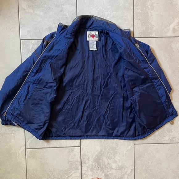 Vintage Active Frontier Reflective Windbreaker Full Zip Jacket 80s 90s - Picture 6 of 8